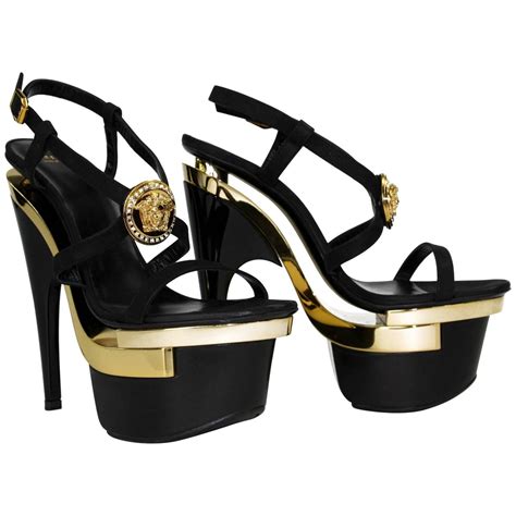 versace yellow sandals|Versace sandals black and gold.